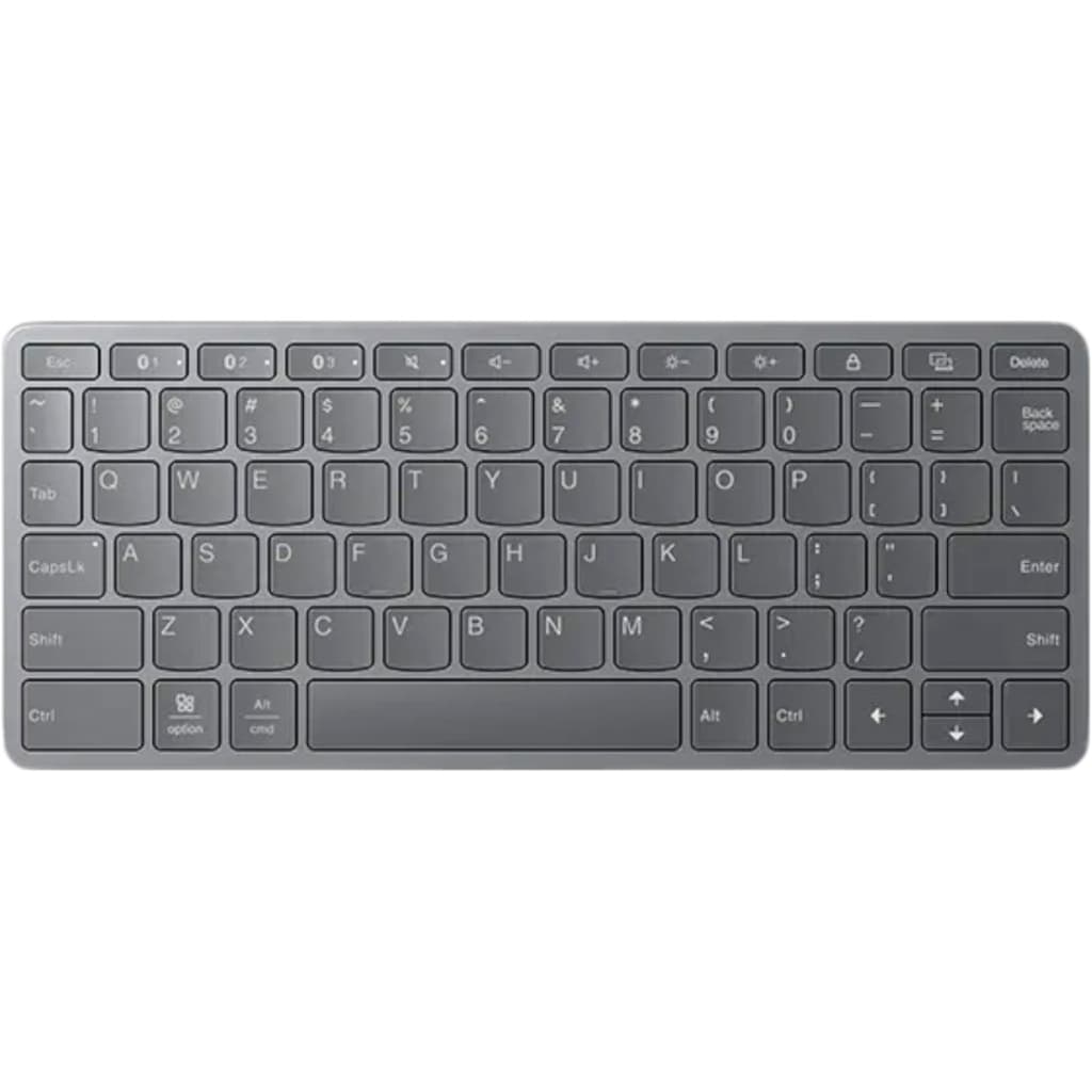 Клавіатура Lenovo Multi-Device Bluetooth/USB UA Grey (ZG38C05806)