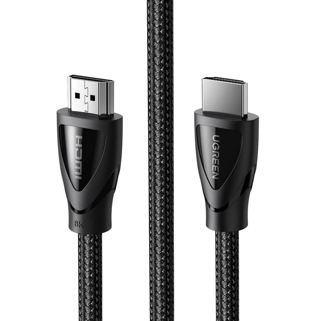 Кабель мультимедійний HDMI M to HDMI M 1.5m braided HD140 black Ugreen (80402)