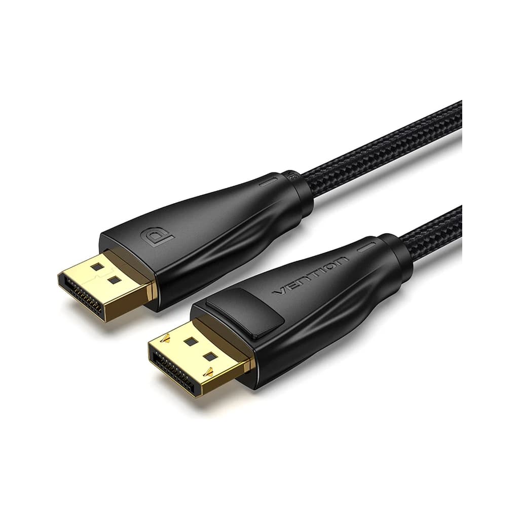 Кабель мультимедійний DisplayPort M to DisplayPort M 2.0m black VENTION (HCCBH)