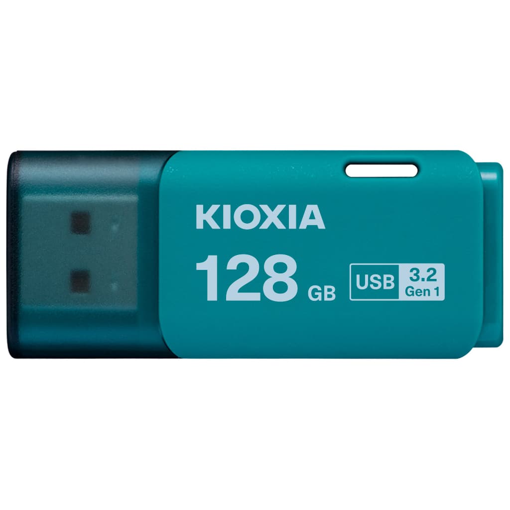 USB флеш накопичувач Kioxia 128GB TransMemory U301 Light Blue USB 3.2 (LU301L128GG4)