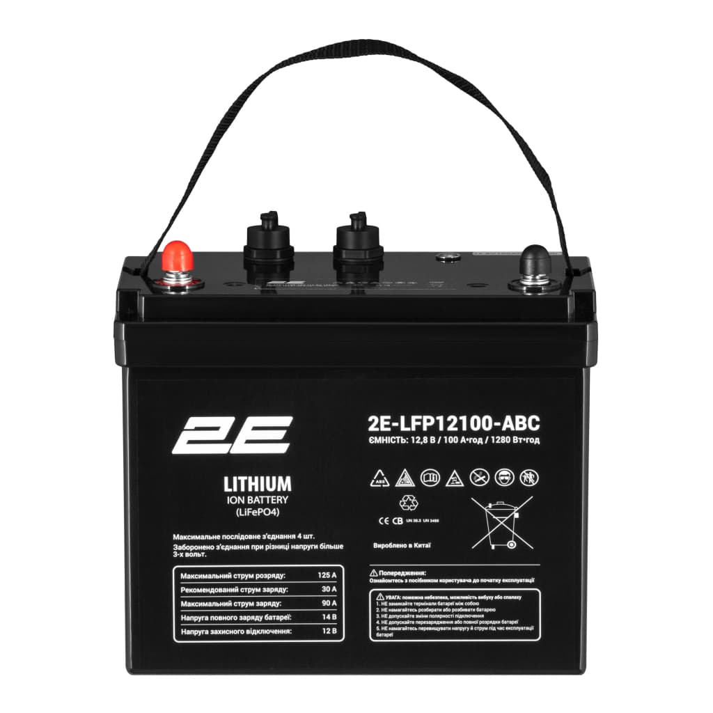 Батарея LiFePo4 2E 12V-100Ah, ABC 4S (2E-LFP12100-ABC)