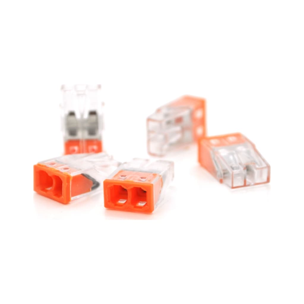 З'єднувач кабелю 2-pin самозажимна аналог WAGO К773-202, 50штпак Voltronic (K773-202/50)