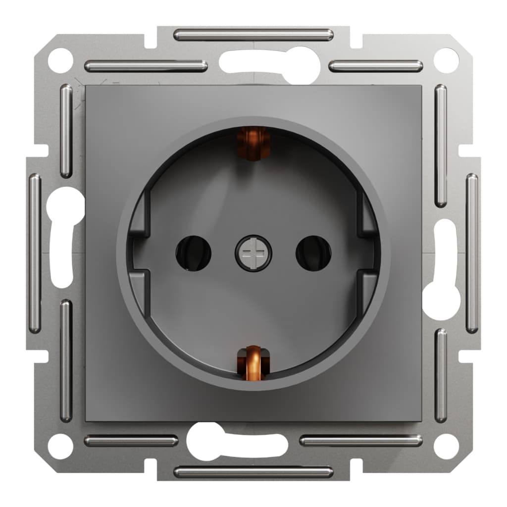 Розетка Schneider Electric ASFORA антрацит (EPH2900171)