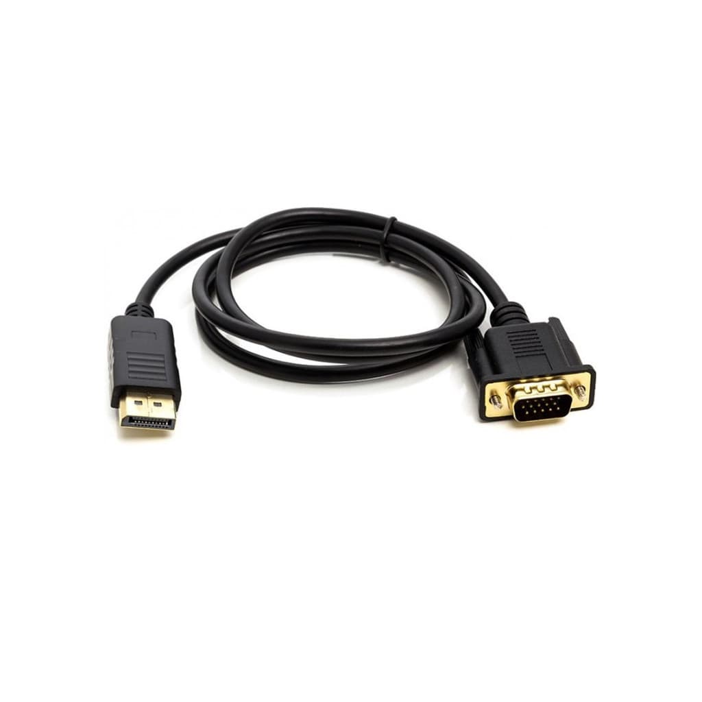 Кабель мультимедійний DisplayPort M to VGA M 1.0m PowerPlant (CA911882)