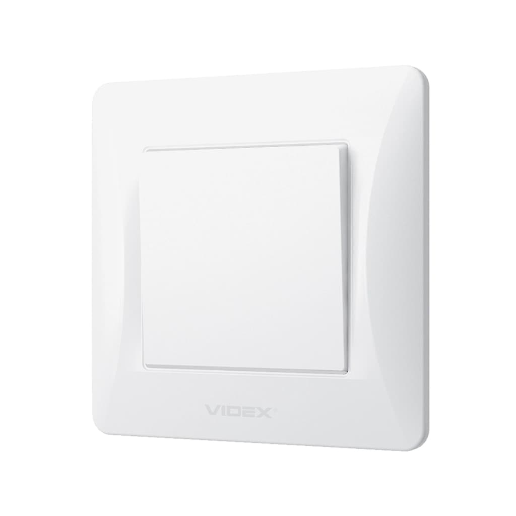 Вимикач Videx BINERA 1кл білий (VF-BNSW1-W)