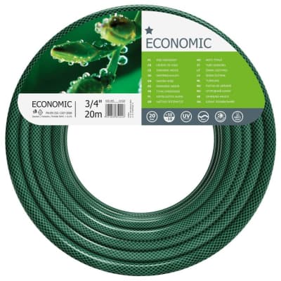 Шланг для поливу Cellfast ECONOMIC, 3/4", 20м, 3 шари, до 20 Бар, -10…+50°C (10-020)