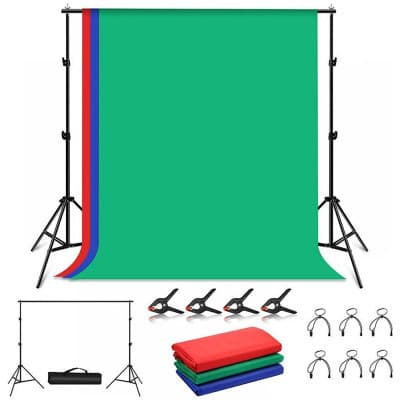 Фон Puluz Kit Green/Blue/Red 200x200 cm (PKT5204)