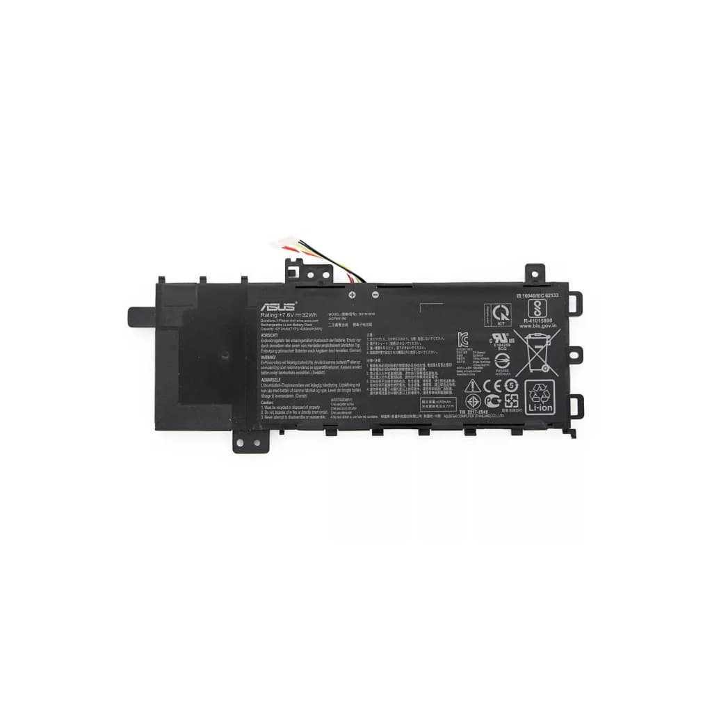 Акумулятор до ноутбука ASUS VivoBook X512 B21N1818, 4240mAh (32Wh), 2cell, 7.6V, Li-ion (A71096)