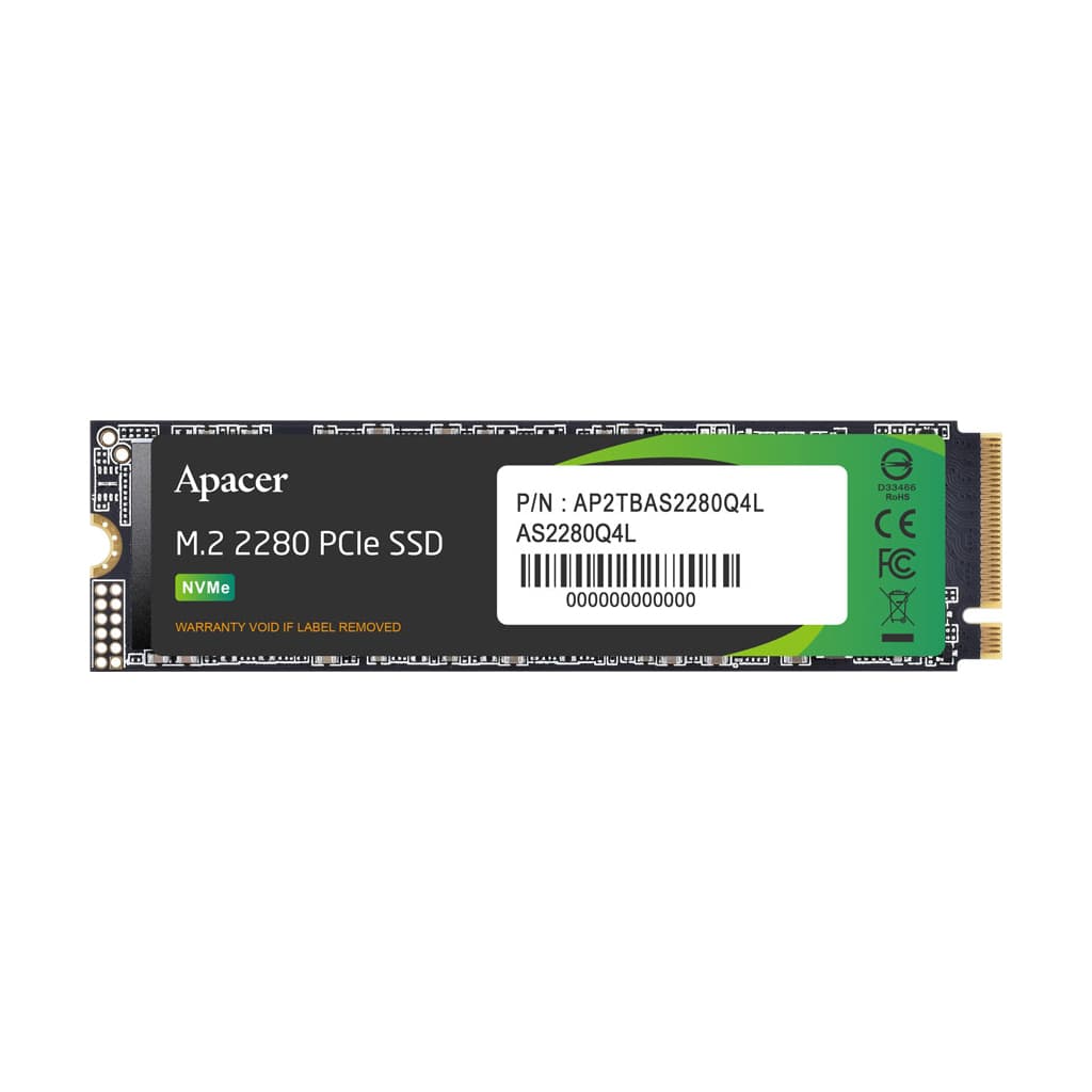 Накопичувач SSD M.2 2280 512GB Apacer (AP512GAS2280Q4L)