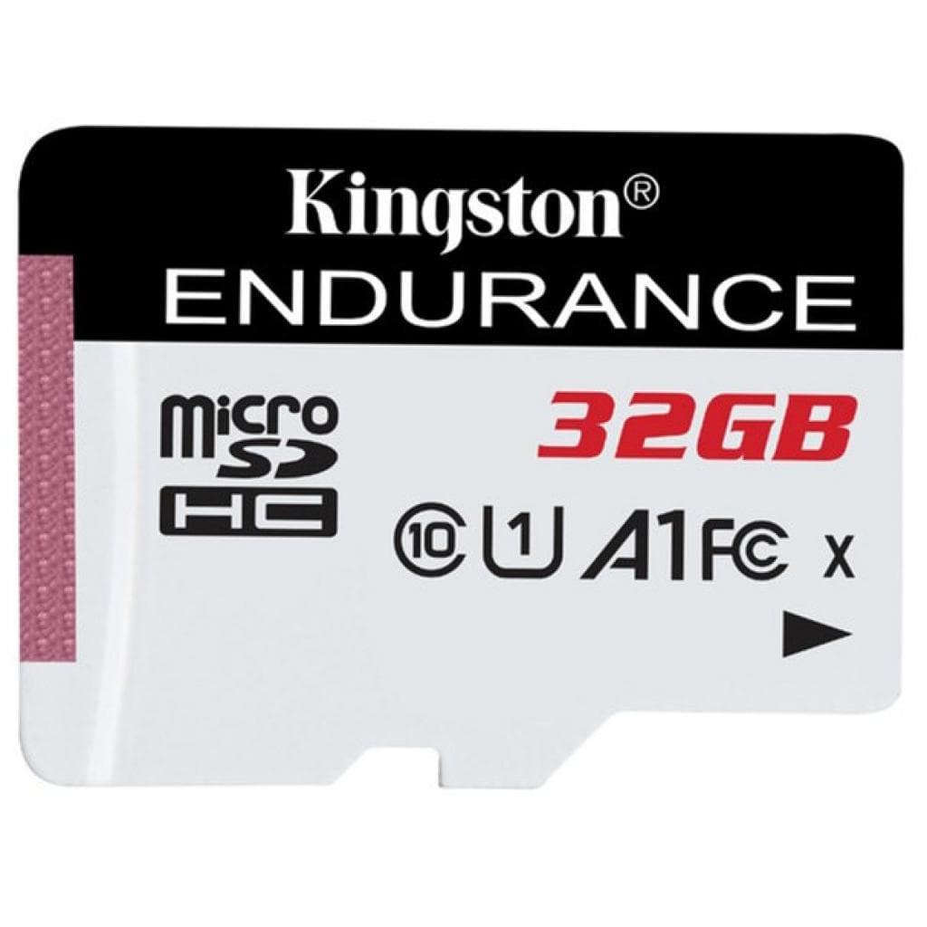 Карта пам'яті Kingston 32GB microSDHC Class 10 UHS-I U1 A1 High Endurance (SDCE/32GB)