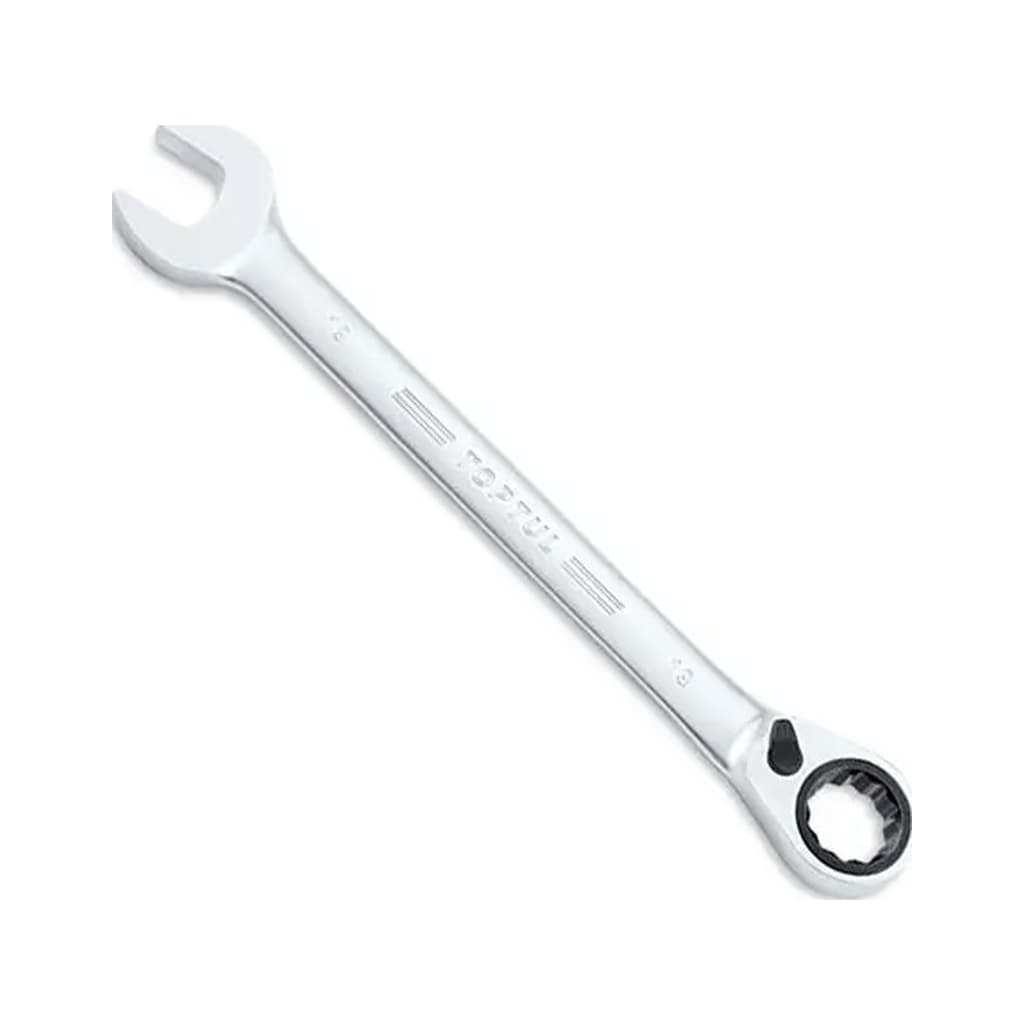 Ключ Toptul тріскачковий ріжково-накидний 24мм, 321мм (ABAF2424)