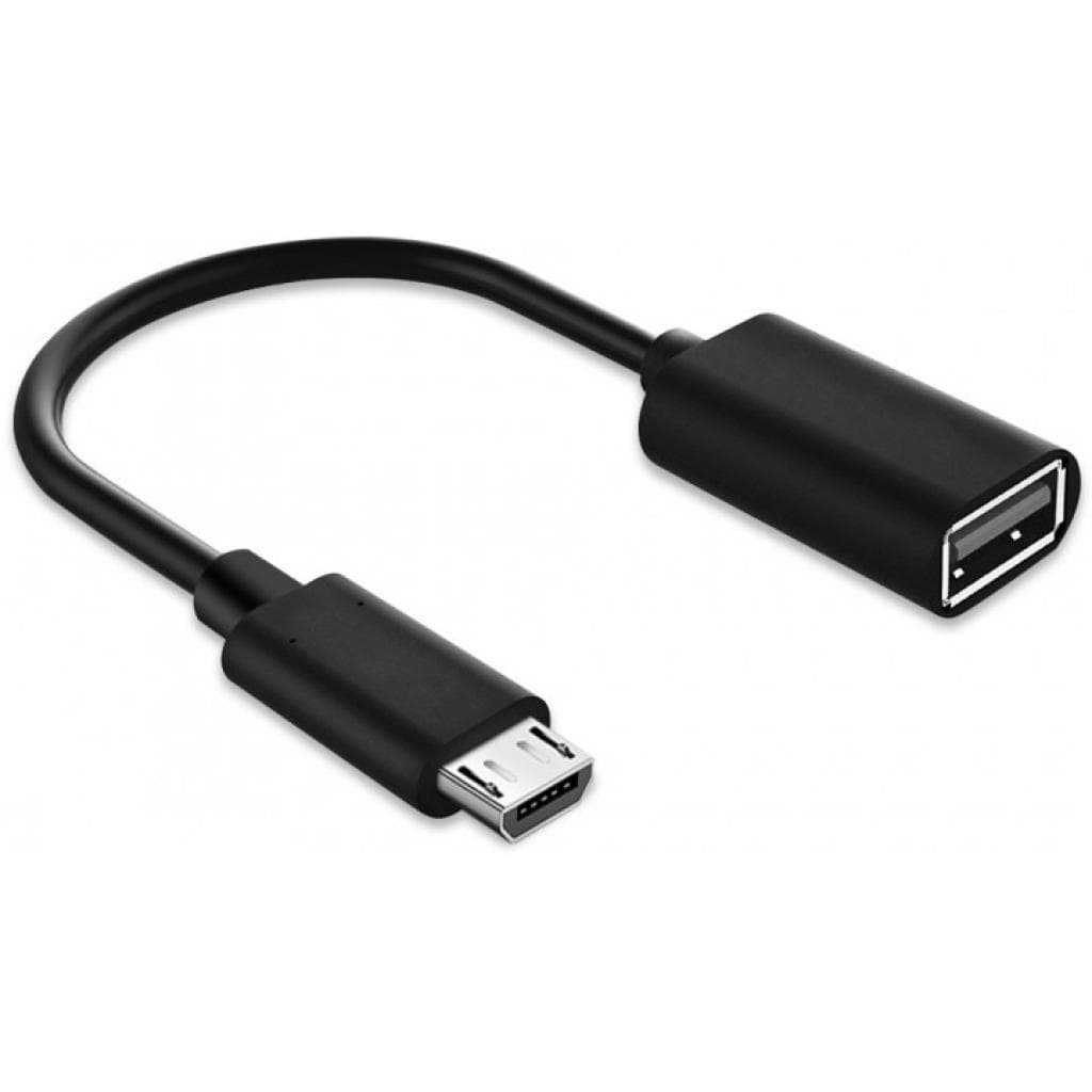 Перехідник OTG USB 2.0 AF to Micro 5P 0.1m black XoKo (XK-AC130-BK)