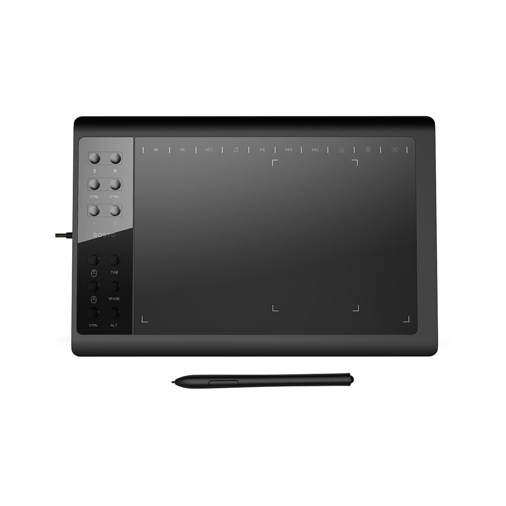 Графічний планшет Bosto 1060 Plus Black (B1060PLUS)