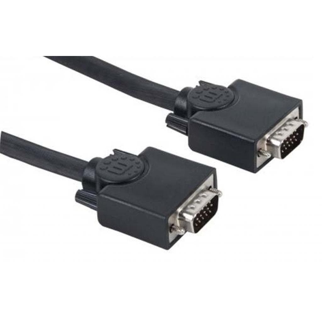 Кабель мультимедійний VGA M to VGA M 7.5m Manhattan (373708)