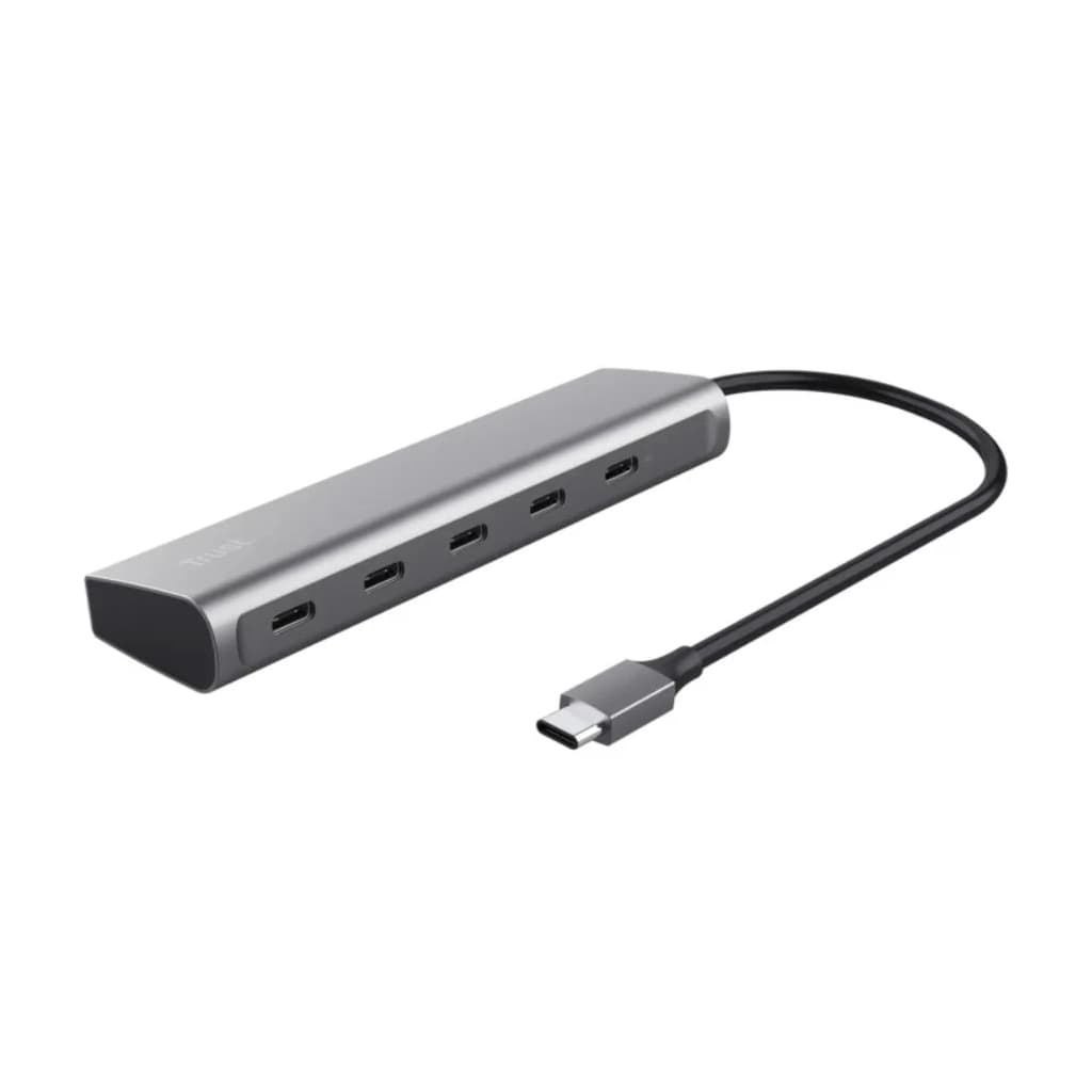 Концентратор Trust USB-C to 5xUSB-C aluminium 0.1m grey (25136_TRUST)