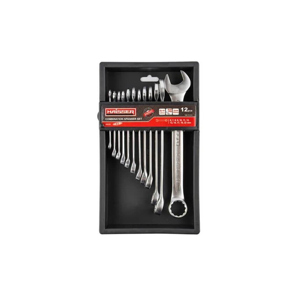 Ключ HAISSER ключів комбінованих 12 шт. CRV Cold Stamped 48428 (97386)