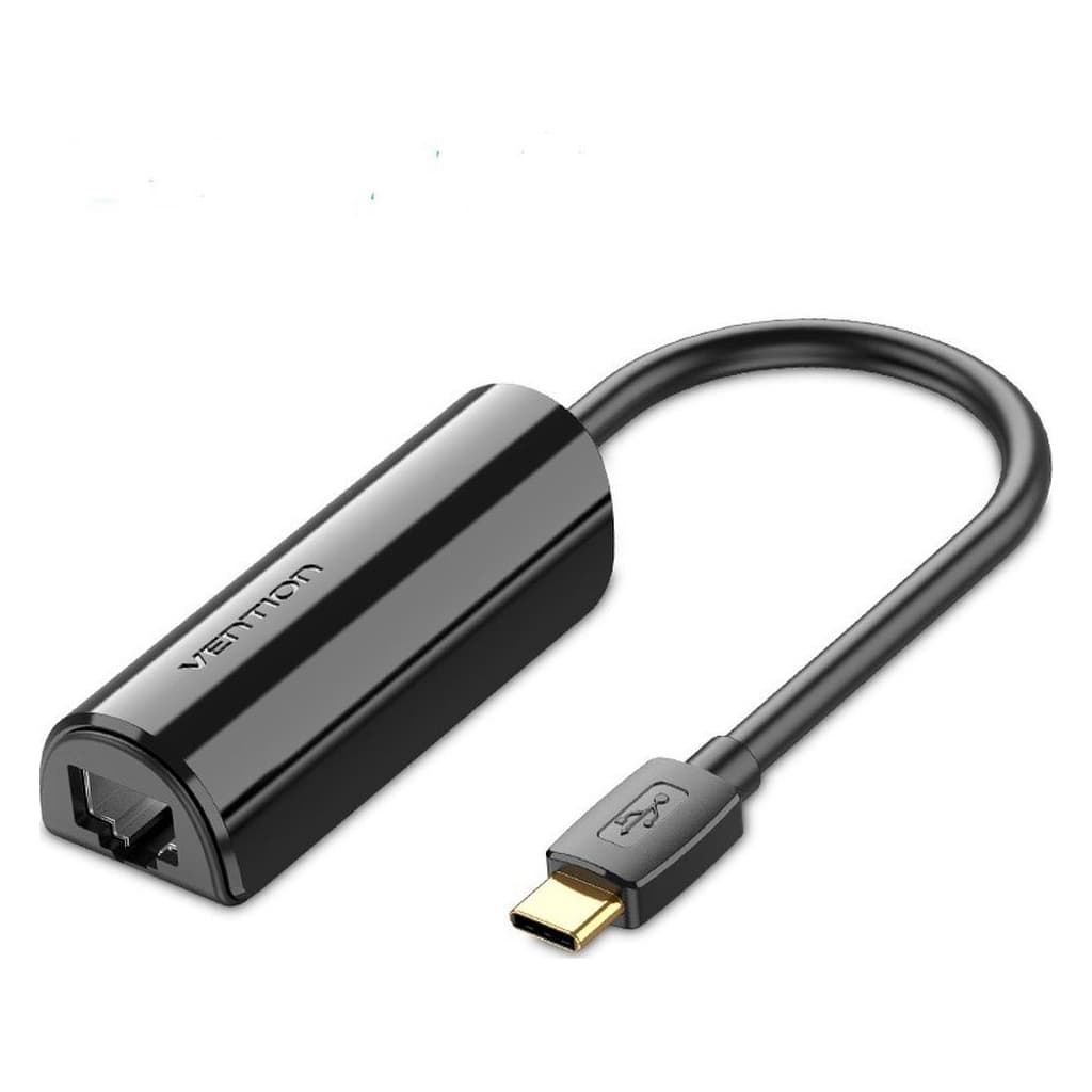 Перехідник USB-C to RJ45 Ethernet 1000Mbps VENTION (CFBBB)