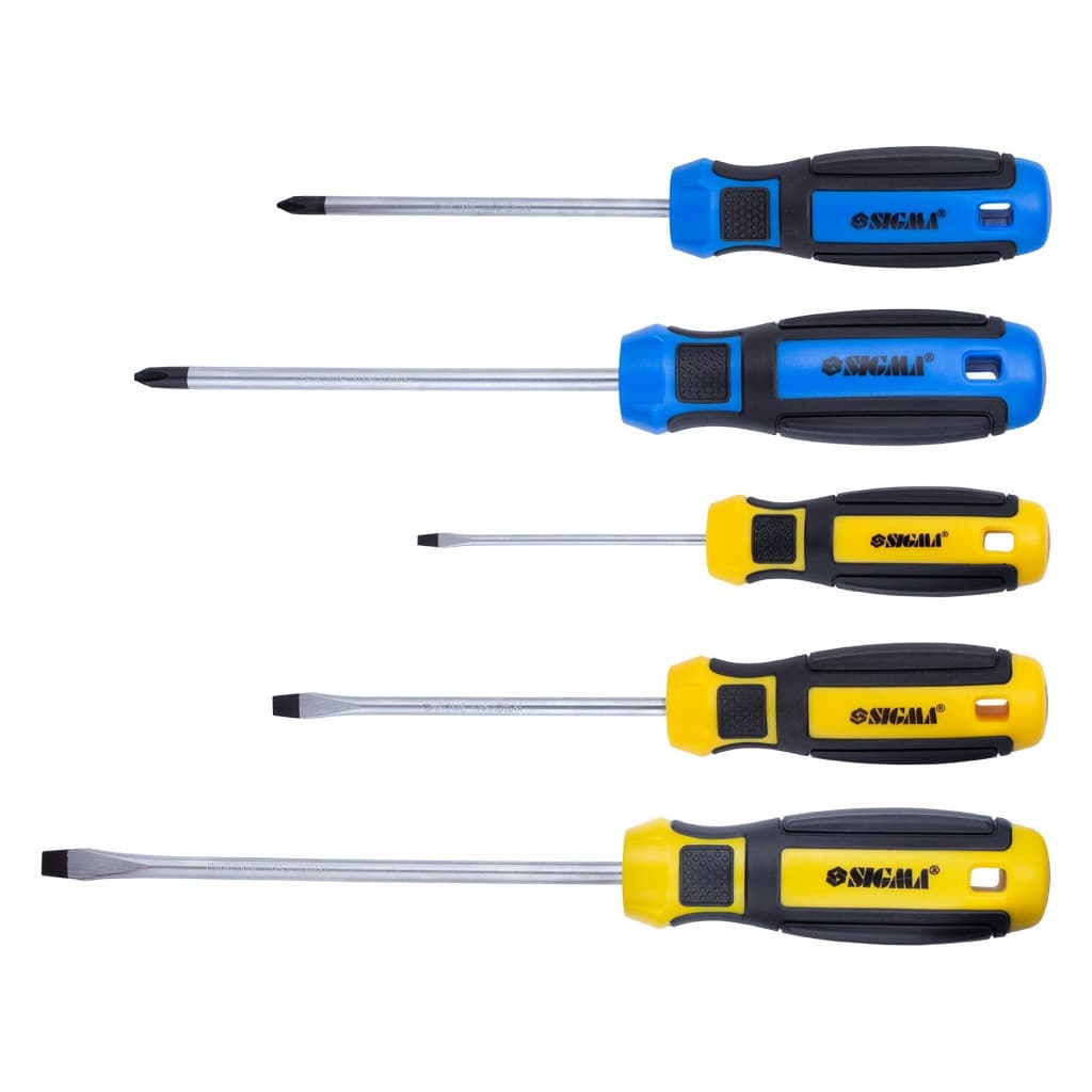 Набір викруток Sigma 5шт CrV Mega (4009021)