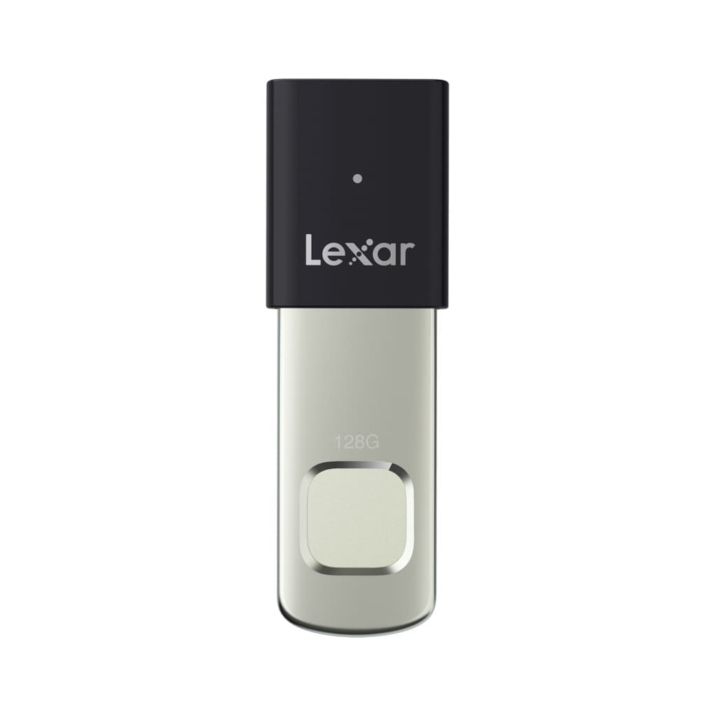 USB флеш накопичувач Lexar 128GB JumpDrive Fingerprint F35 Pro USB 3.2 (LJDF35P128G-RNBNG)