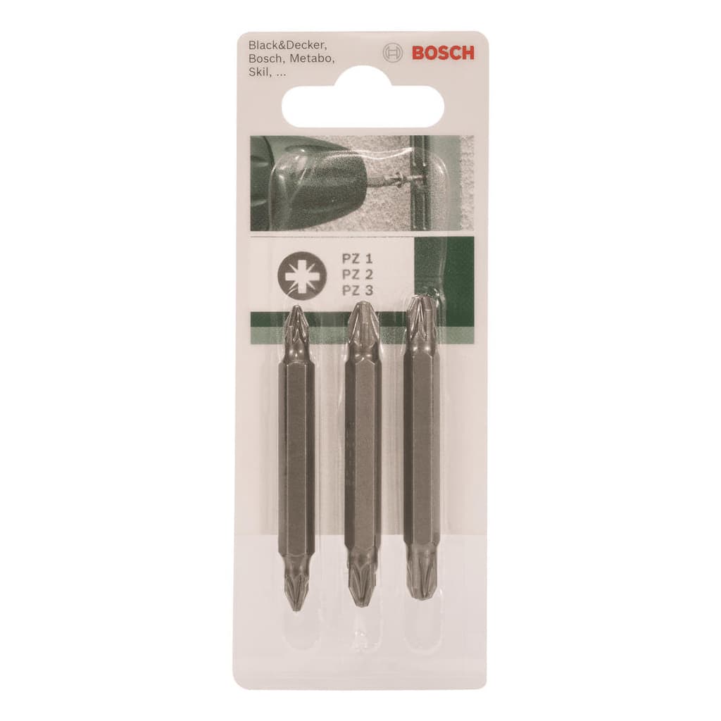 Набір біт Bosch PZ/PZ, 60мм, 3шт (2.609.255.962)
