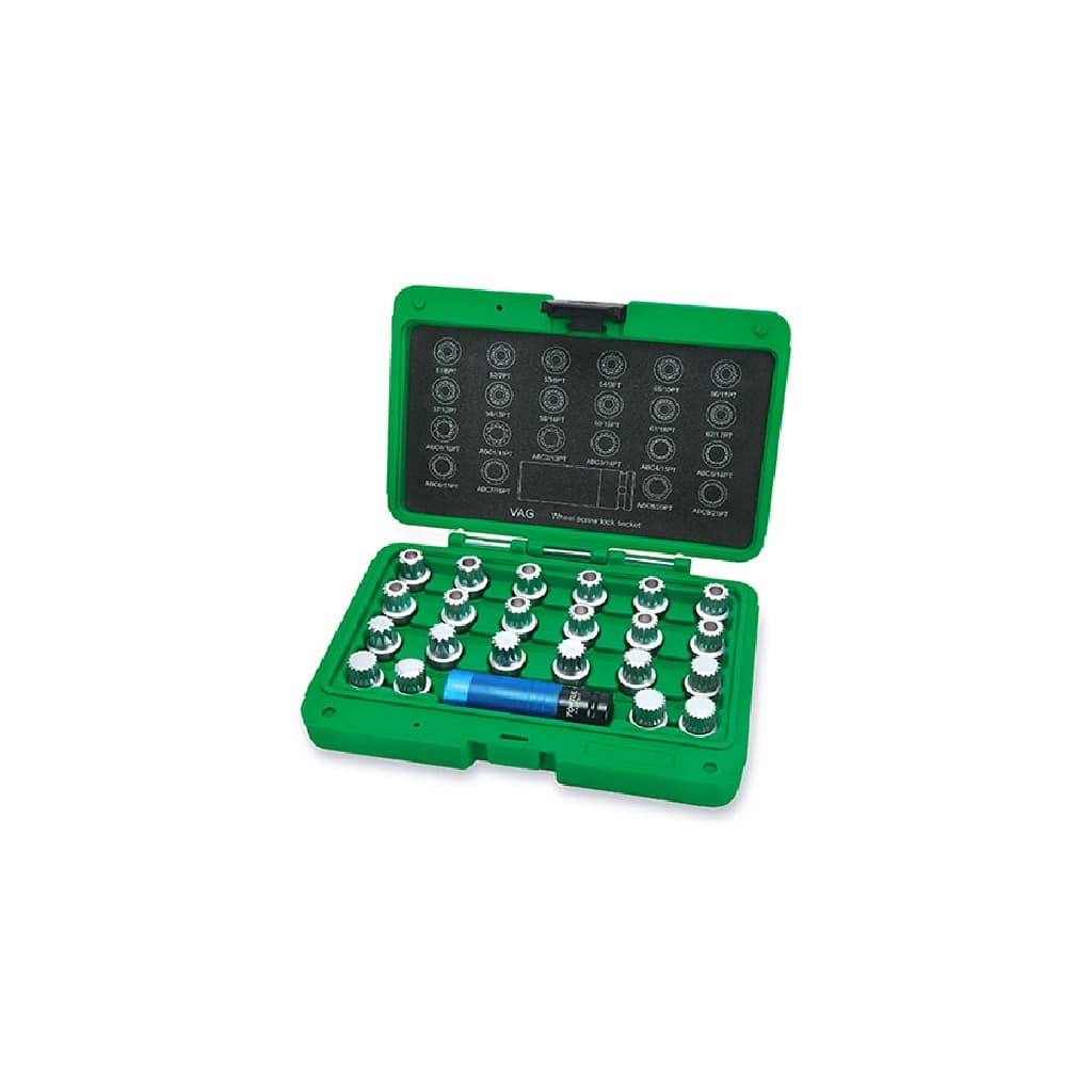 Набір торцевих головок Toptul для демонтажу секретних болтів VW 23шт (JGAI2302)