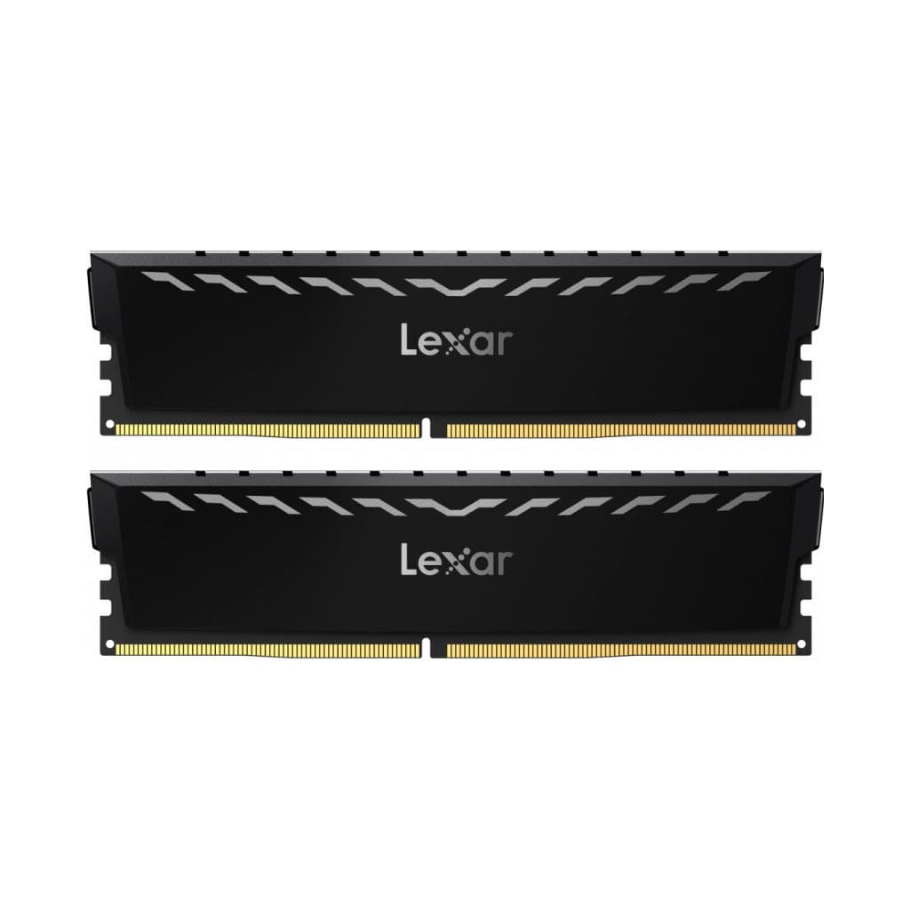 Модуль пам'яті для комп'ютера DDR4 16GB (2x8GB) 3600 MHz THOR Black Lexar (LD4U08G36C18LG-RGD)