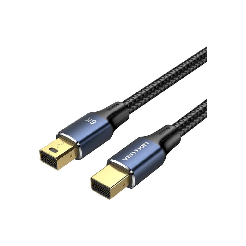 Кабель мультимедійний miniDisplayPort M to Mini DisplayPort M 2.0m V1.4 8K60Hz blue VENTION (HCGLH)