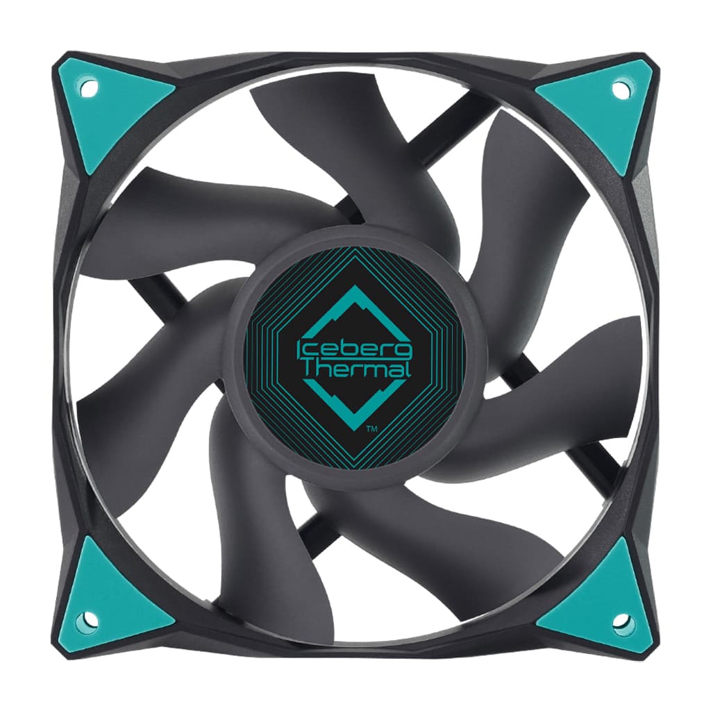 Кулер до корпусу Iceberg Group IceGALE 120mm Black (ICEGALE12-C0A)