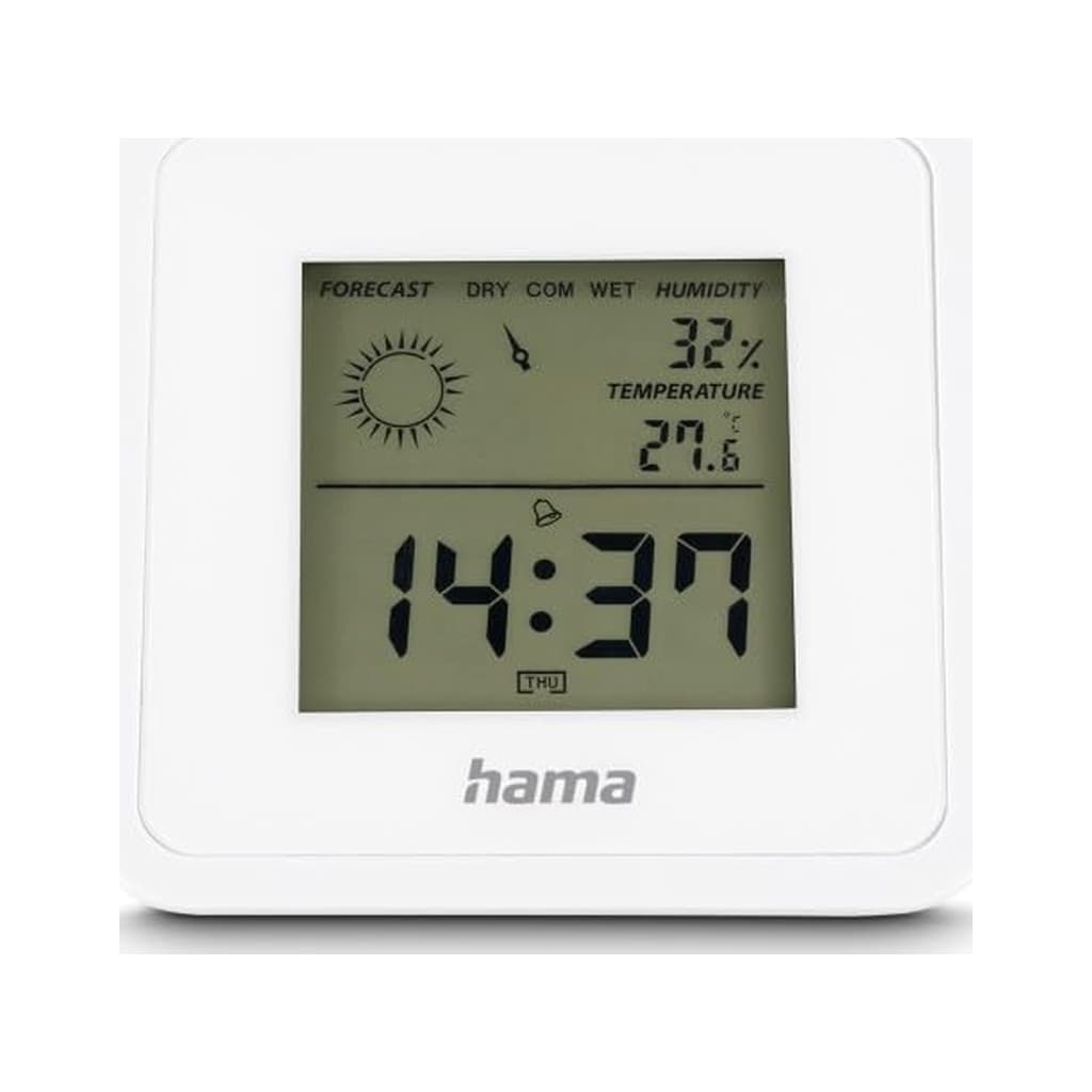 Термо-гігрометр Hama Borneo White (00185891)
