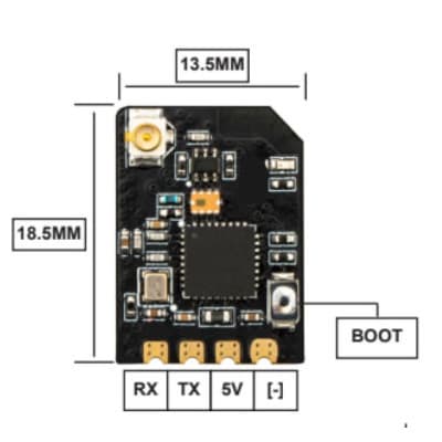 Приймач (RX) RadioMaster DBR1 ExpressLRS 915MHz Receiver (HP0157.0085)