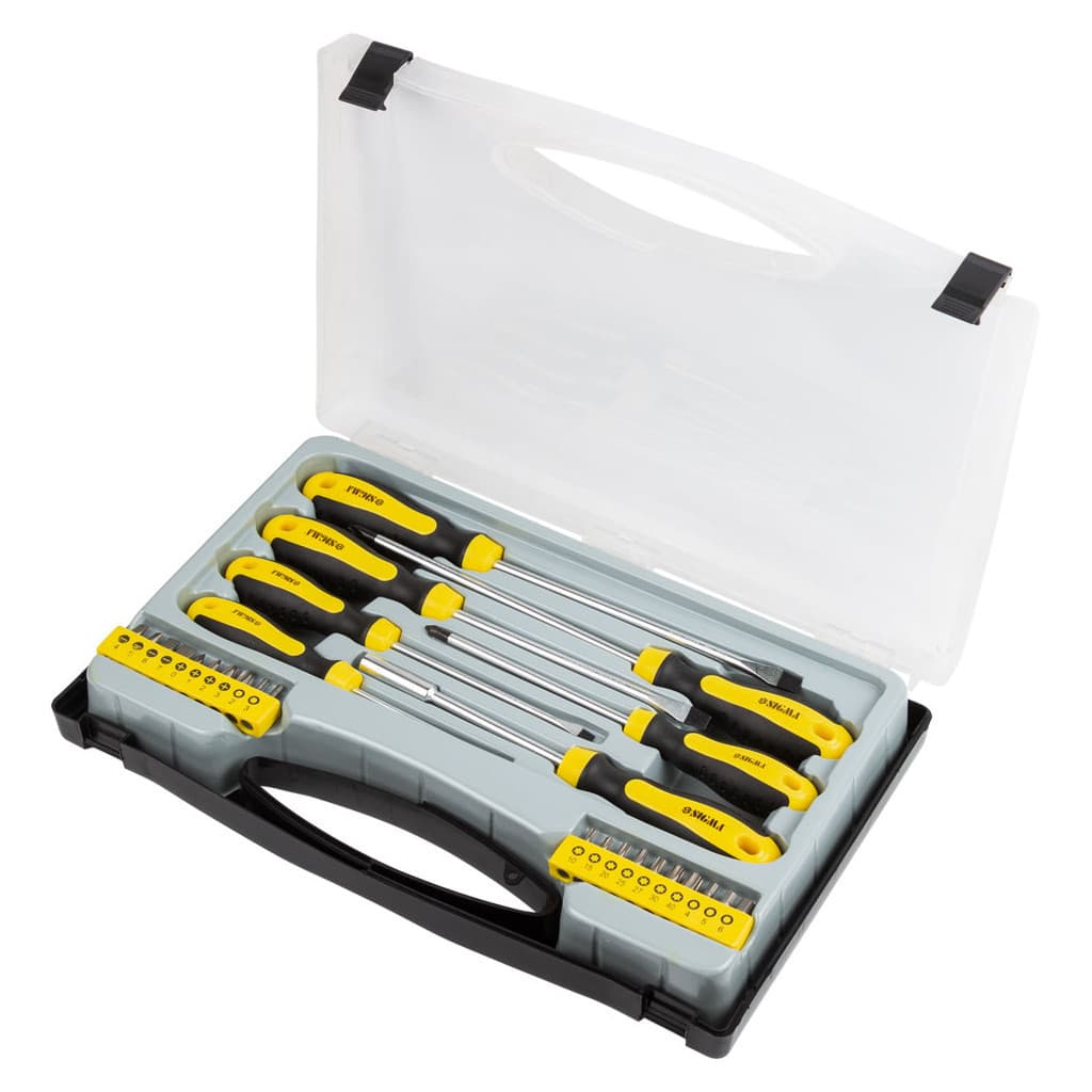 Набір викруток Sigma з бітами 27шт CrV (кейс) (4001061)