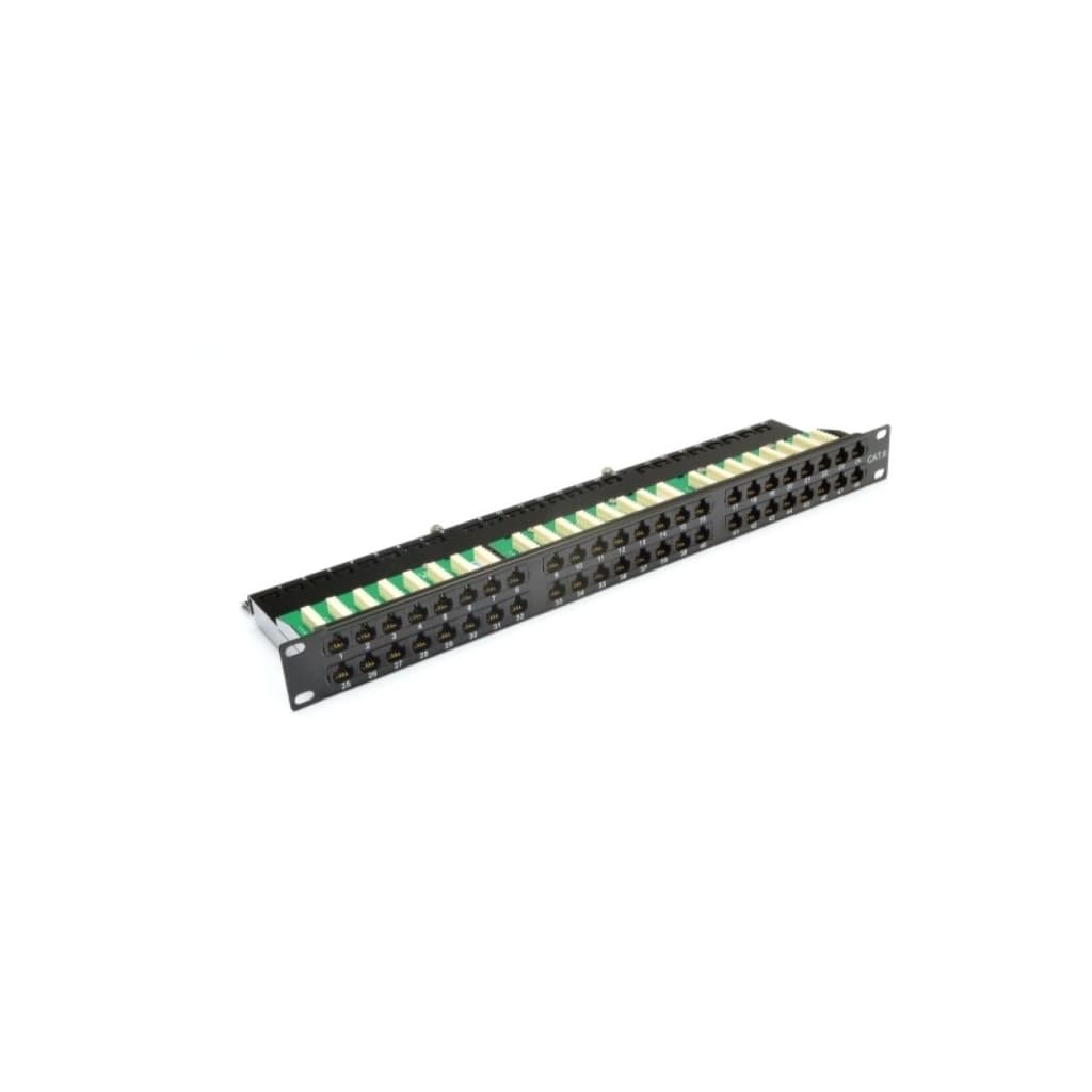Патч-панель 19" 48хRJ-45 UTP 2U, cat.6, dual type EPNew (6PLD-U48BK1UZ)