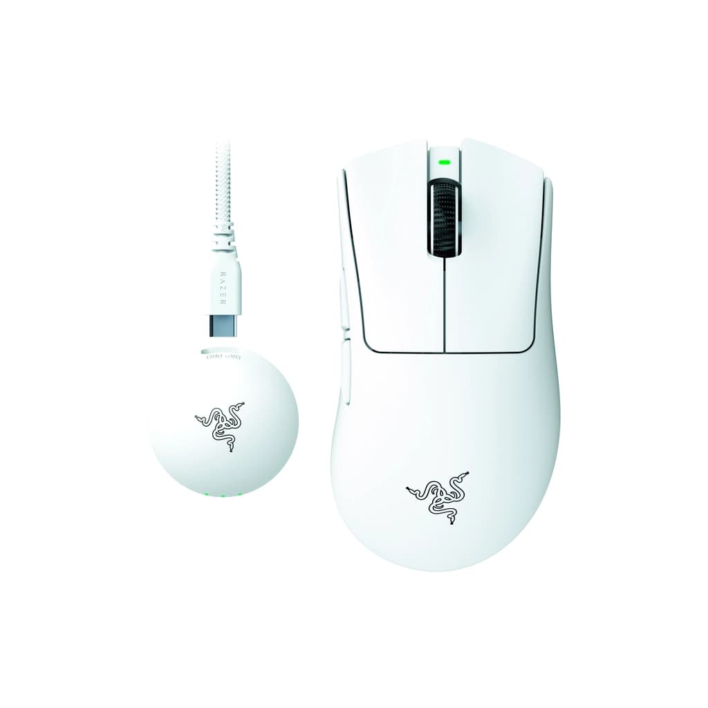 Мишка Razer DeathAdder V4 PRO Wireless/USB White (RZ01-05330200-R3G1)