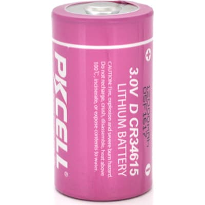Батарейка CR34615 (size D), 3.0V 12000mah, Lithium, OEM PkCell (CR34615)