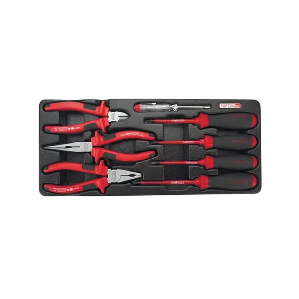 Набір інструментів Toptul діелектричних (1000V) 8 шт. у ложементі (GAAT0809)