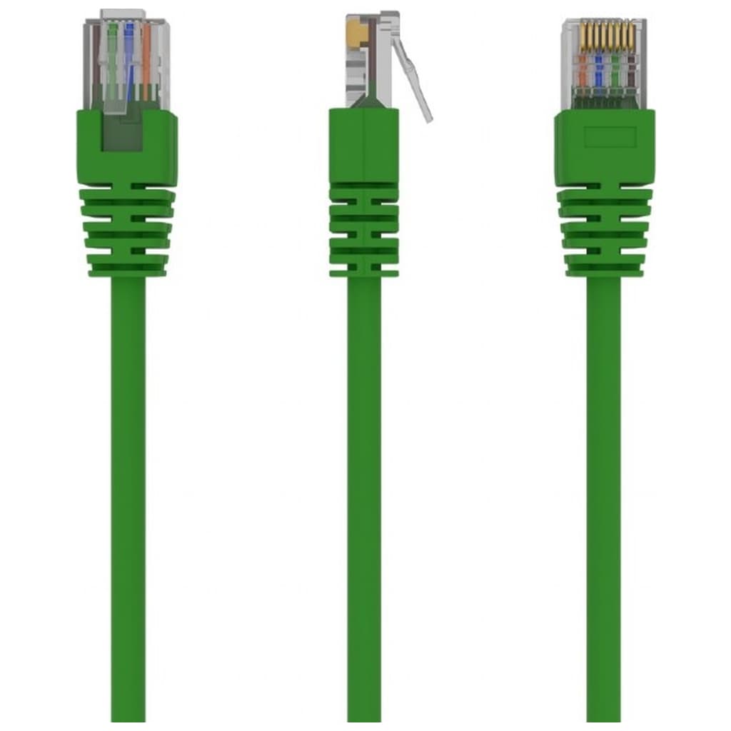 Патч-корд 0.25м Cablexpert (PP12-0.25M/G)