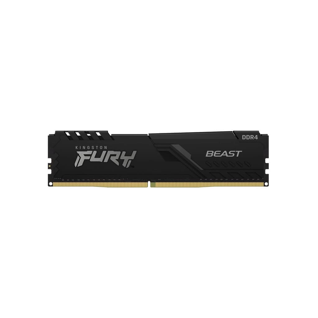 Модуль пам'яті для комп'ютера DDR4 8GB 3200 MHz Beast Black Kingston Fury (ex.HyperX) (KF432C16BB/8WP)