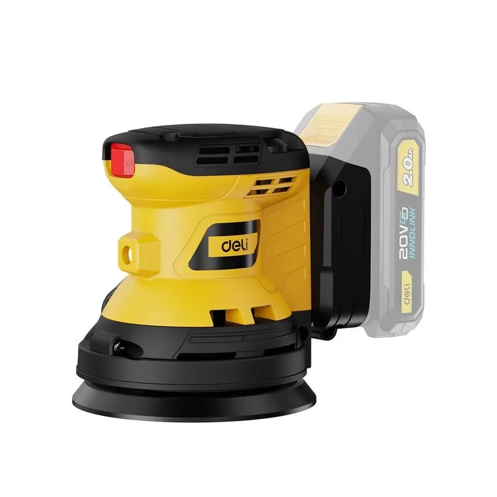 Шліфувальна машина Deli 20V, 125 мм (без АКБ та ЗП) (EDC891Z)