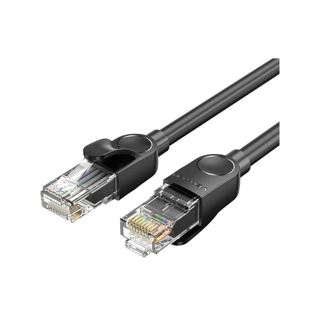 Патч-корд 3м, UTP cat 6 RJ-45 black VENTION (IBNBI)