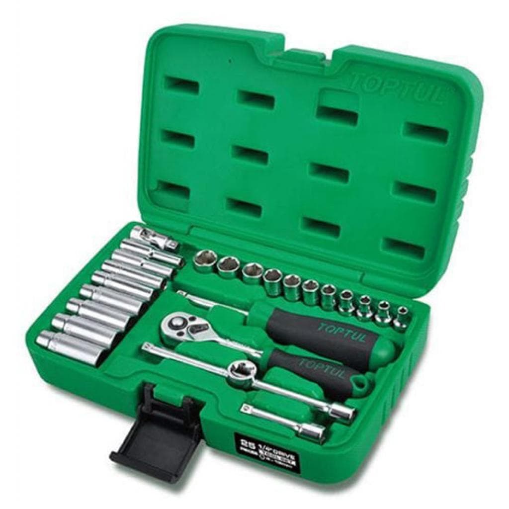 Набір інструментів Toptul в кейсі 1/4" 25од. (GCAI2501)