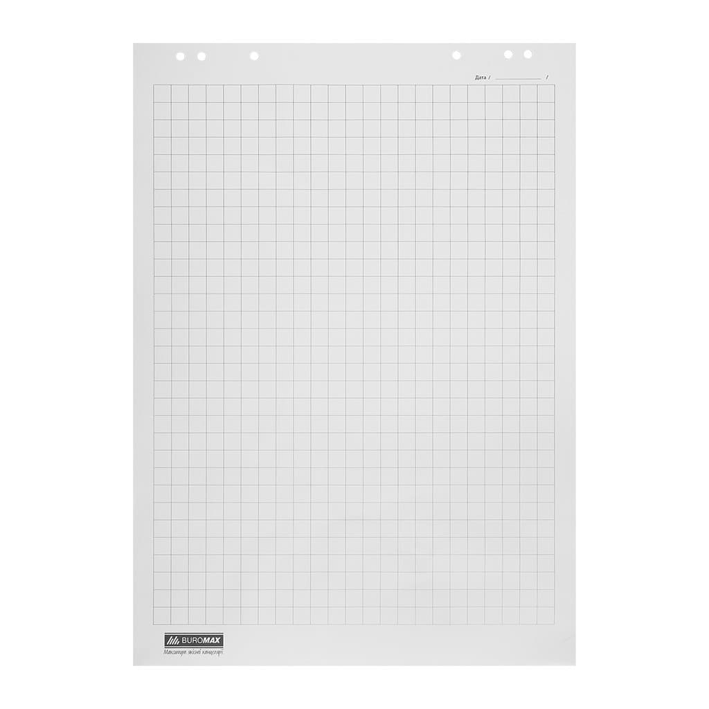Папір для фліпчарта Buromax Jobmax 64х90 см клітинка 10 аркушів (BM.2295-00)