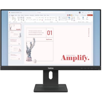 Монітор Lenovo 23.8" ThinkVision E24-40 (64BAMAT1UA) IPS Black 100Hz