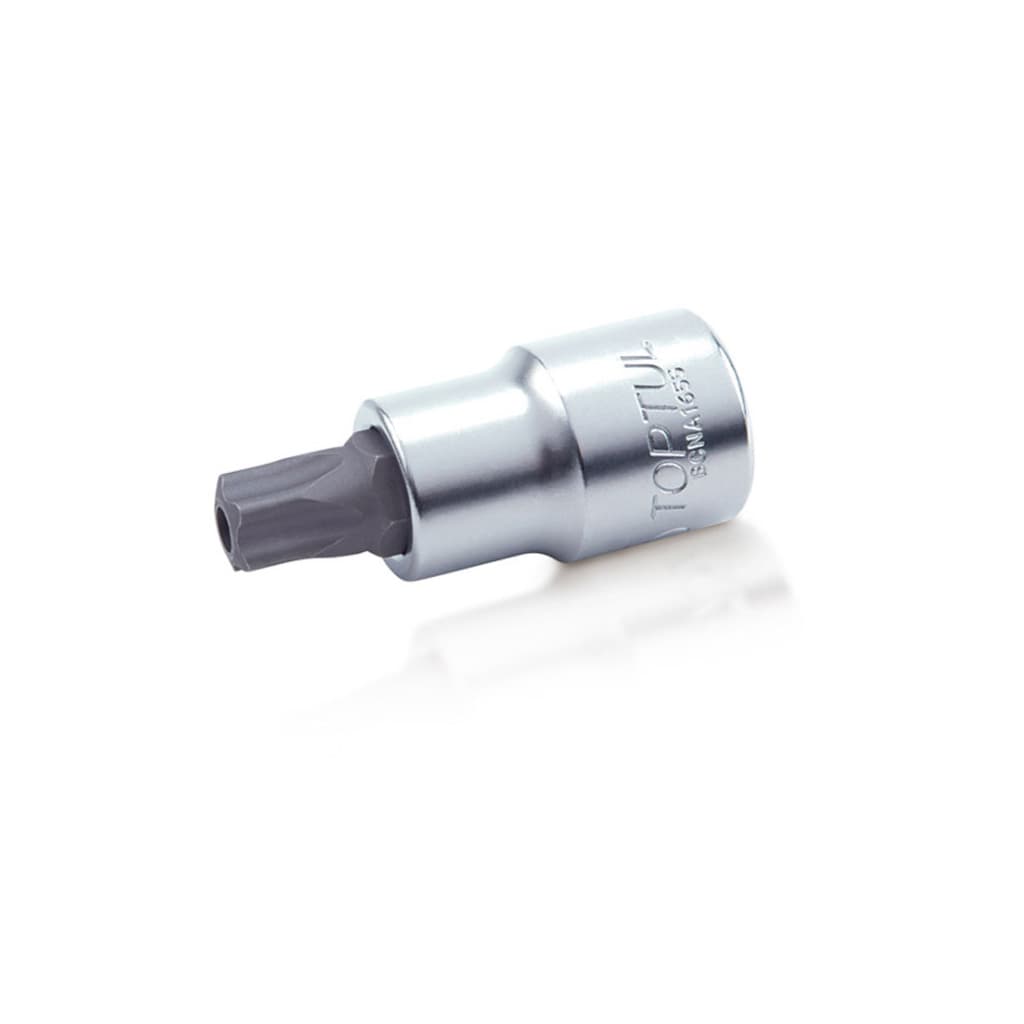 Торцева головка Toptul з насадкою 5-гранною TORX T20 37мм 1/4" з отвором (BCNA0820)