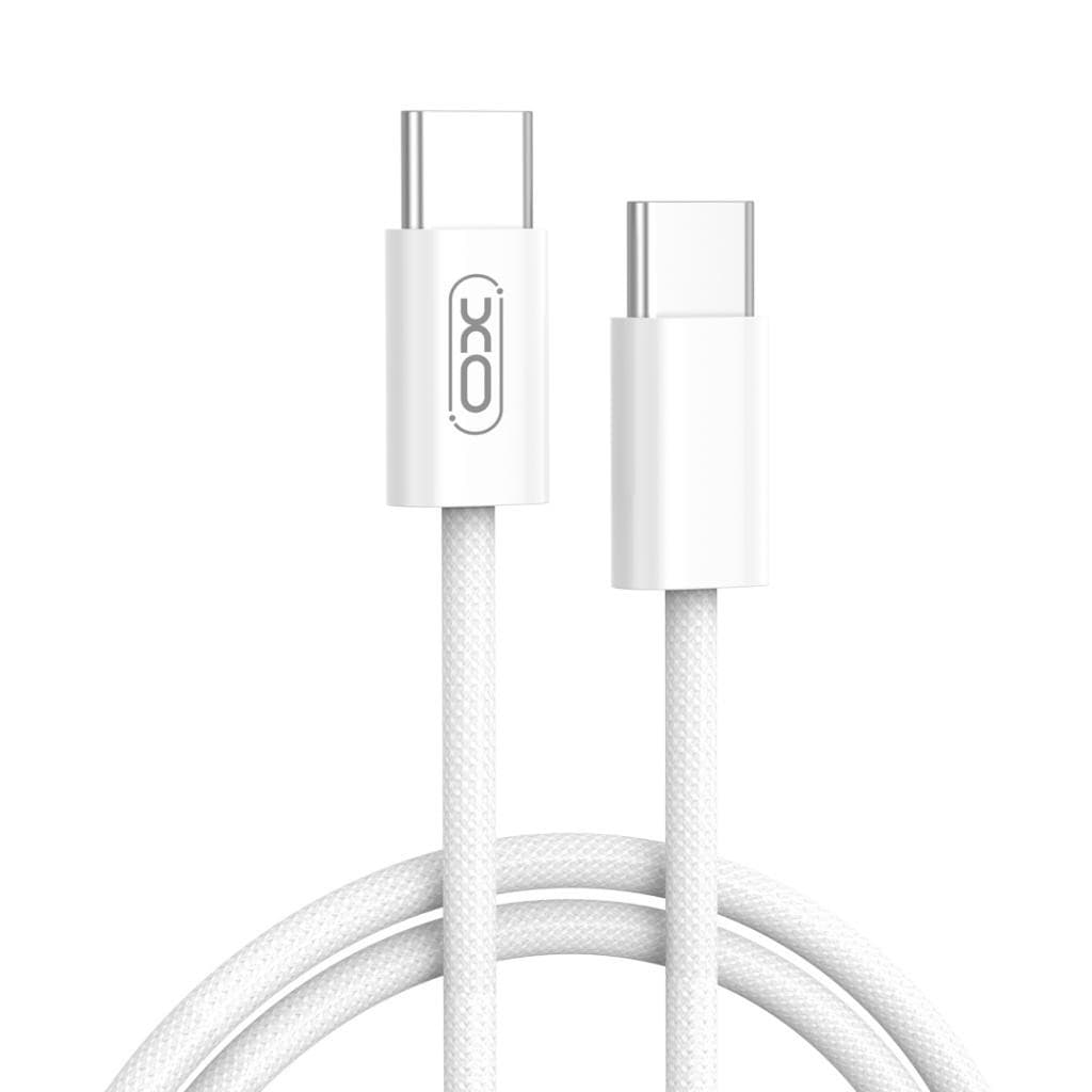 Дата кабель USB-C to USB-C 1.0m 60W White XO (XO-NB-Q259-WH)