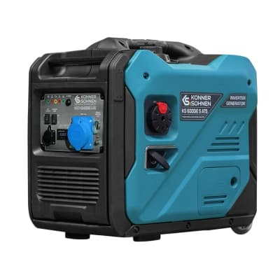 Генератор Konner&Sohnen інверторний KS 6000iE ATS, 230, 5.5кВт, АВР(ATS), електростартер, 40кг (KS6000IESATS)