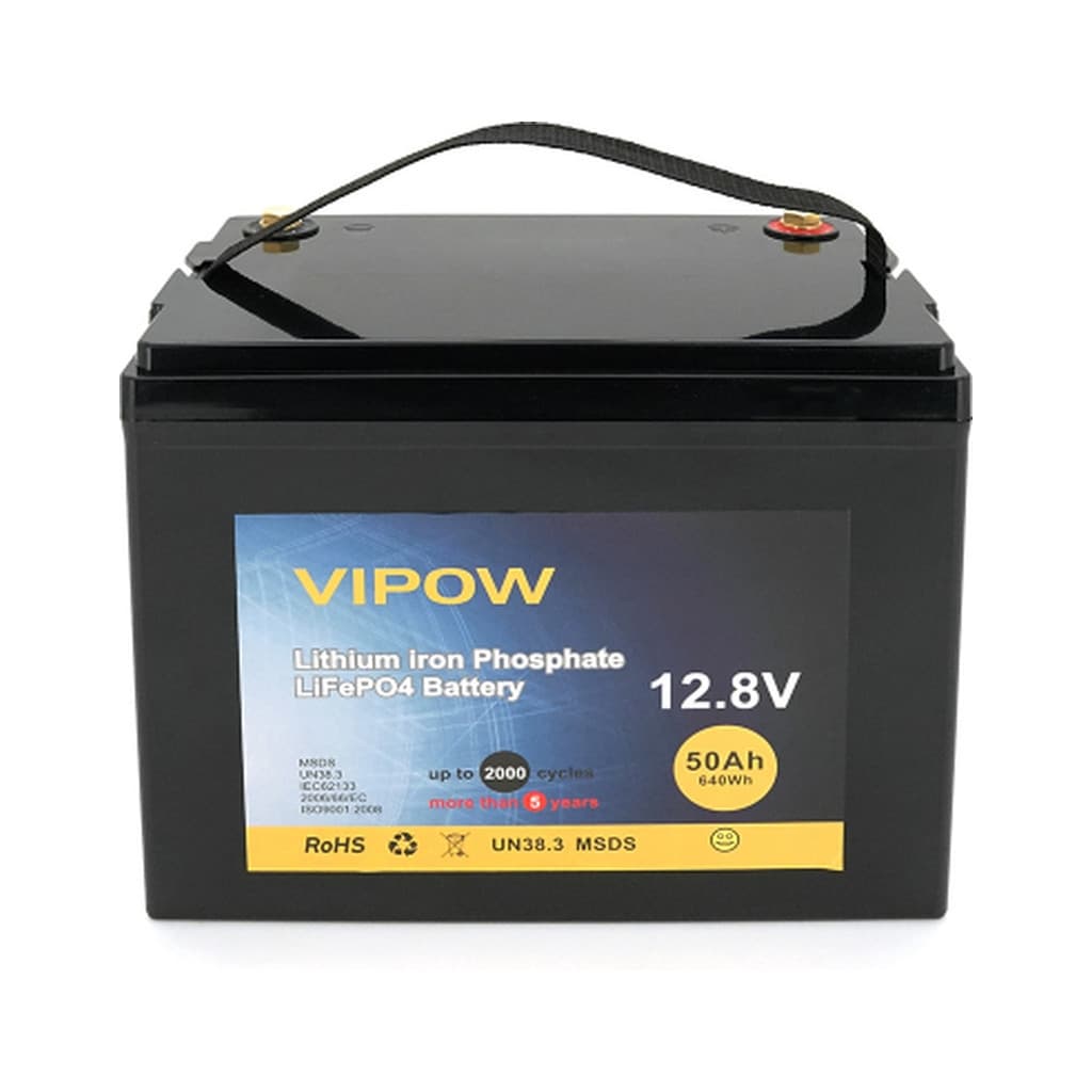 Батарея LiFePo4 Vipow LiFePO4,12.8V-50Ah (LiFePO4128-50/40)