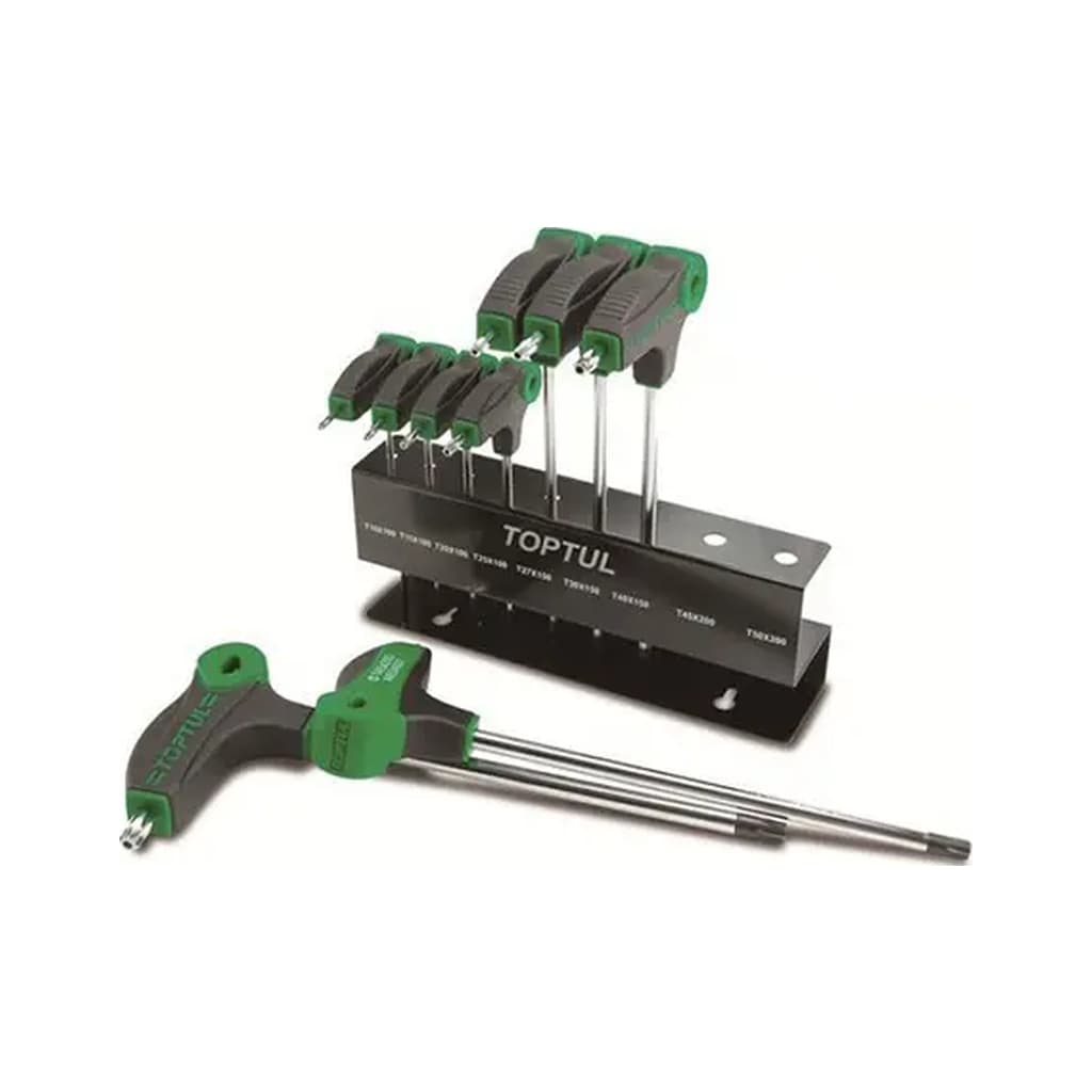 Ключ Toptul TORX з ручкою L-подібний T10-T50 9шт. (GAAX0901)