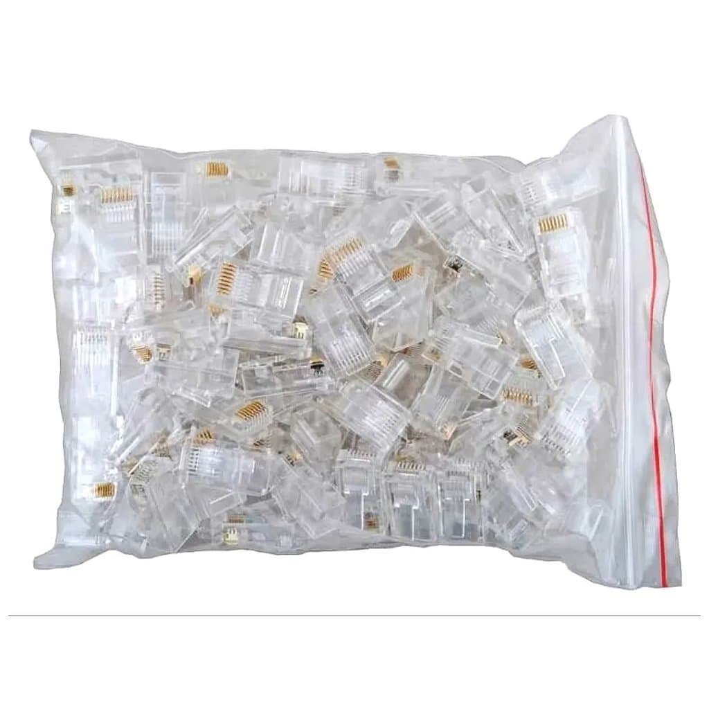 Конектор RJ45 cat.6 UTP 8P8C, 100шт/пак Kingda (KD-PG8016-C6/100)