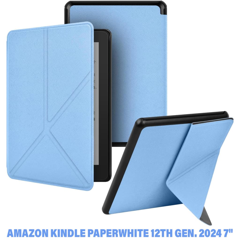 Чохол до електронної книги BeCover Ultra Slim Origami Amazon Kindle Paperwhite 12th Gen. 2024 7"/Colorsoft (2024) Light Blue (712839)