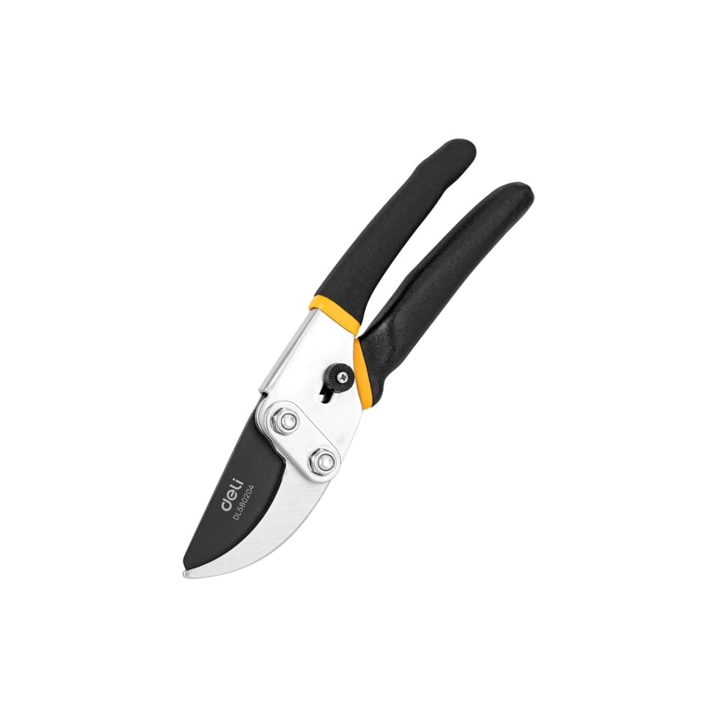 Секатор Deli садовий універсальний, тефлонове покриття лез 8" 200 мм (DL580204)